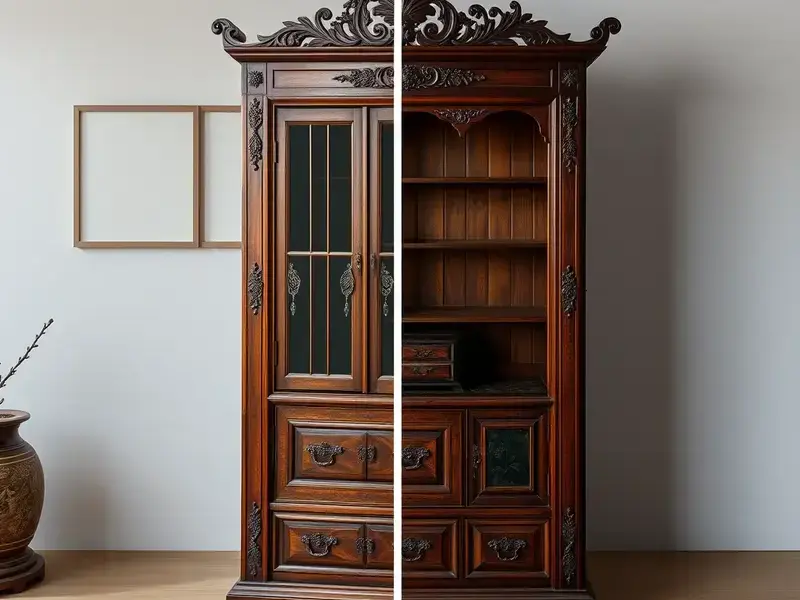 明治時代のタンスの修復